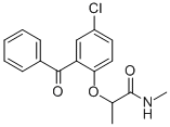 CAS#: 94922-81-3， 2-(2-Benzoyl-4-Chlorophenoxy)-N-Methylpropionamide