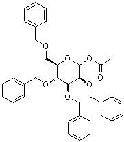 CAS#: 94943-10-9， 1-O-Acetyl-2,3,4,6-tetra-O-benzyl-D-mannopyranose