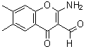 CAS#: 94978-87-7， 2-Amino-6,7-dimethyl-4-oxo-4H-chromene-3-carbaldehyde