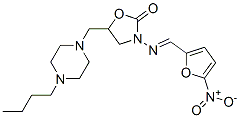 CAS#: 95022-68-7， 5-[(4-Butylpiperazin-1-Yl)Methyl]-3-[(5-Nitro-2-Furyl)Methylideneamino]Oxazolidin-2-One