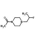 CAS 登录号：950692-79-2， 1-[4-(2-氟丙基)-1-哌嗪基]乙酮