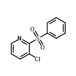 CAS#: 950693-94-4， 3-Chloro-2-(phenylsulfonyl)pyridine