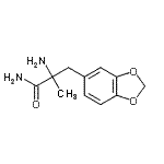 CAS#: 95080-43-6， 2-Amino-3-(1,3-benzodioxol-5-yl)-2-methylpropanamide