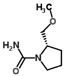 CAS#: 95312-82-6， (2S)-2-(Methoxymethyl)-1-pyrrolidinecarboxamide