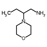 结构式 CAS# 953888-69-2, 2-(4-吗啉基)-1-丁胺
