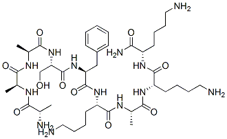CAS#: 95416-28-7， Alanyl-Alanyl-Alanyl-Seryl-Phenylalanyl-Lysyl-Alanyl-Lysyl-Lysinamide