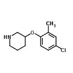 CAS#: 954223-28-0， 3-(4-Chloro-2-methylphenoxy)piperidine