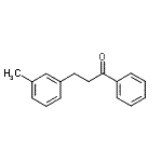 结构式 CAS# 95465-70-6, 3-(3-甲基苯基)-1-苯基-1-丙酮