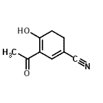 CAS#: 95529-19-4， 3-Acetyl-4-hydroxy-1,3-cyclohexadiene-1-carbonitrile