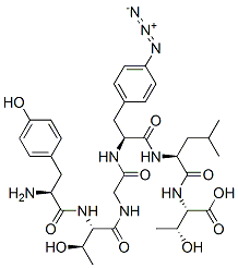 CAS#: 95537-15-8， Tyrosyl-Threonyl-Glycyl-(4-Azidophenylalanyl)-Leucyl-Threonine