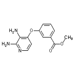 CAS#: 956489-10-4， Methyl 3-[(2,3-diamino-4-pyridinyl)oxy]benzoate