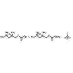 CAS#: 95873-48-6， (2,2-dimethyl-3-prop-2-enoyloxy-propyl)-dimethyl-ammonium sulfate