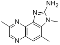 structure of CAS# 95896-78-9, 3,4,8-Trimethyl-3H-Imidazo[4,5-f]Quinoxalin-2-Amine;3,4,8-Trimethyl-2-Imidazo[5,4-H]Quinoxalinamine;(3,4,8-Trimethylimidazo[5,4-H]Quinoxalin-2-Yl)Amine;2-Amino-3,4,8-Trimethylimidazo(4,5-F)Quinoxaline