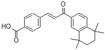 CAS#: 95906-68-6， (E)-4-(3-Oxo-3-(5,6,7,8-tetrahydro-5,5,8,8-tetramethyl-2-naphthalenyl)-1-propenyl)benzoic acid