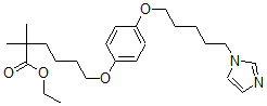 CAS#: 95923-66-3， Ethyl 6-(4-(5-(1-imidazolyl)pentyloxy)phenoxy)-2,2-dimethylhexanoate