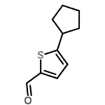 CAS#: 959236-99-8， 5-Cyclopentyl-2-thiophenecarbaldehyde