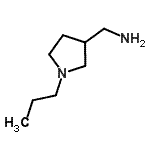 structure of CAS# 959239-12-4, 1-(1-Propyl-3-pyrrolidinyl)methanamine;(1-propyl-3-pyrrolidinyl)methanamine;(1-propyl-3-pyrrolidinyl)methylamine;(1-propylpyrrolidin-3-yl)methanamine