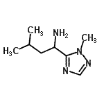 CAS#: 959239-65-7， 3-Methyl-1-(1-methyl-1H-1,2,4-triazol-5-yl)-1-butanamine