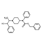 CAS#: 959246-66-3， Benzyl [1-(1-hydroxy-1-phenyl-2-propanyl)-4-piperidinyl]phenylcarbamate