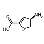 CAS#: 96014-24-3， (4R)-4-Amino-4,5-dihydro-2-furancarboxylic acid