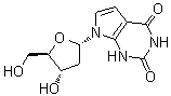 CAS#: 96022-82-1， 7-(2-Deoxy-beta-D-erythro-pentofuranosyl)-1H-pyrrolo[2,3-d]pyrimidine-2,4(3H,7H)-dione