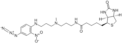 CAS#: 96087-37-5， N-(4-Azido-2-Nitrophenyl)-N'-(3-Biotinylamino-Propyl)-N'-Methyl-1,3-Propanediamine Acetate Salt