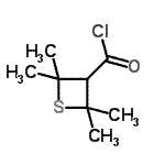CAS#: 96188-24-8， 2,2,4,4-Tetramethyl-3-thietanecarbonyl chloride