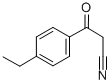 structure of CAS# 96220-15-4, 4-Ethyl-beta-Oxo-Benzenepropanenitrile;3-(4-Ethylphenyl)-3-Oxopropanenitrile