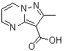 structure of CAS# 96319-38-9, 2-Methylpyrazolo[1,5-a]pyrimidine-3-carboxylic acid;2-methyl-8-hydropyrazolo[1,5-a]pyrimidine-3-carboxylic acid;2-Methyl-pyrazolo[1,5-a]pyrimidine-3-carboxylic acid;BAS 10149245