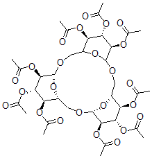 CAS#: 96399-51-8， O-Glucopyranosyl(1-6)-O-Glucopyranosyl(1-6)-O-Glucopyransoyl(1-6) 1,6''-Anhydride Nonaacetate