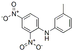 structure of CAS# 964-79-4, N-(3-Methylphenyl)-2,4-dinitroaniline;N-(3-Methylphenyl)-2,4-Dinitro-Aniline;(2,4-Dinitrophenyl)-(3-Methylphenyl)Amine;Benzenamine, N-(3-Methylphenyl)-2,4-Dinitro-
