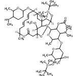 CAS#: 96405-33-3， (7E,9E)-16-{[Dimethyl(2-methyl-2-propanyl)silyl]oxy}-18-methoxy-5,12-dimethyl-11-{[6-methyl-5-(methylamino)tetrahydro-2H-pyran-2-yl]oxy}-3-oxo-4,17-dioxabicyclo[12.3.2]nonadeca-7,9-dien-19-yl 2-O-acetyl-3,6-dideoxy-4-O-{2,6-dideoxy-4-O-[dimethyl(2-methyl-2-propanyl)silyl]-3-C-methylhexopyranosyl}-3-(dimethylamino)hexopyranoside