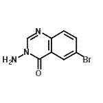 CAS#: 96498-79-2， 3-Amino-6-bromo-4(3H)-quinazolinone