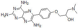 CAS#: 96558-24-6， 1-Dimethylamino-3-[4-(2,4,7-Triaminopteridin-6-Yl)Phenoxy]Propan-2-Ol
