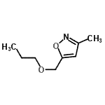 CAS#: 96603-77-9， 3-Methyl-5-(propoxymethyl)-1,2-oxazole