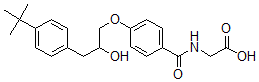 CAS#: 96609-38-0， 1-(4'-tert-Butylphenyl)-3-(4'carboxymethylaminocarbonylphenoxy)-2-propanol