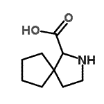 CAS#: 96798-55-9， 2-Azaspiro[4.4]nonane-1-carboxylic acid