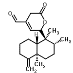CAS#: 96888-20-9， (6S)-2-Oxo-6-[(1S,2R,4aR,8aS)-1,2,4a-trimethyl-5-methylenedecahydro-1-naphthalenyl]-3,6-dihydro-2H-pyran-4-carbaldehyde
