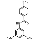 structure of CAS# 97042-52-9, 4-Amino-N-(3,5-dimethylphenyl)benzamide;4-Amino-N-(3,5-dimethylphenyl)benzamide;4-Amino-N-(3,5-dimethyl-phenyl)-benzamide;4-Bromodiphenylmethane