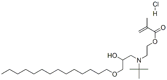 CAS#: 97043-70-4， 2-[(1,1-Dimethylethyl)[2-Hydroxy-3-(Tetradecyloxy)Propyl]Amino]Ethyl Methacrylate Hydrochloride