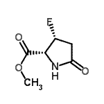 CAS#: 97315-82-7， Methyl (3R)-3-fluoro-5-oxo-L-prolinate