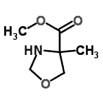 CAS#: 97461-47-7， Methyl 4-methyl-1,3-oxazolidine-4-carboxylate