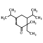 CAS#: 97659-29-5， 6-ethyl-3,5-diisopropyl-6-methyl-cyclohex-2-en-1-one