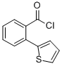 structure of CAS# 97677-81-1, 2-(2-Thienyl)-Benzoyl Chloride;2-[2-(Chlorocarbonyl)Phenyl]Thiophene;2-(Thien-2-Yl)Benzoyl Chloride 97%;2-Thiophen-2-Yl-Benzoyl Chloride