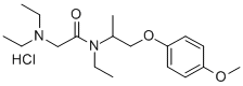 CAS#: 97702-95-9， 2-(Diethylamino)-N-ethyl-N-(1-(p-methoxyphenoxy)-2-propyl)acetamide hydrochloride
