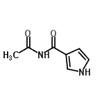 CAS#: 97744-99-5， N-Acetyl-1H-pyrrole-3-carboxamide