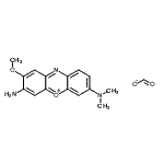 CAS#: 97752-30-2， 2-methoxy-N',N'-dimethyl-phenoxazin-5-ium-3,7-diamine formate