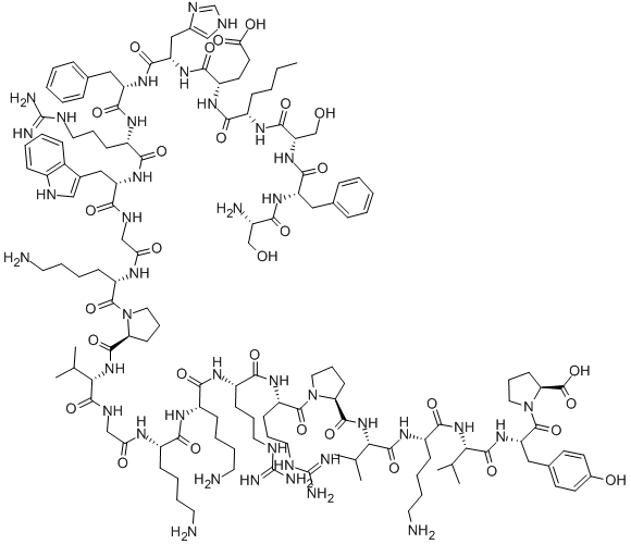 CAS#: 97773-00-7， 2-L-Phenylalanine-4-L-Norleucine-A1-24-Corticotropin