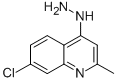structure of CAS# 97892-66-5, 7-Chloro-4-Hydrazinyl-2-Methyl-Quinoline;7-CHLORO-4-HYDRAZINO-2-METHYLQUINOLINE;7-CHLORO-4-HYDRAZINOQUINALDINE