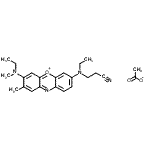 CAS#: 97952-44-8， 3-[ethyl-[7-(ethyl-methyl-amino)-8-methyl-phenoxazin-5-ium-3-yl]amino]propanenitrile acetate